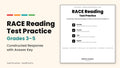 RACE Reading Test Practice, Grades 3–5: Constructed-Response Passages, Prompts & Answer Key